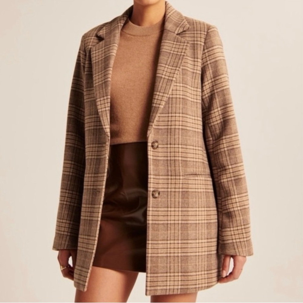 Abercrombie Heavyweight Wool-Blend Blazer Coat S - Like new!